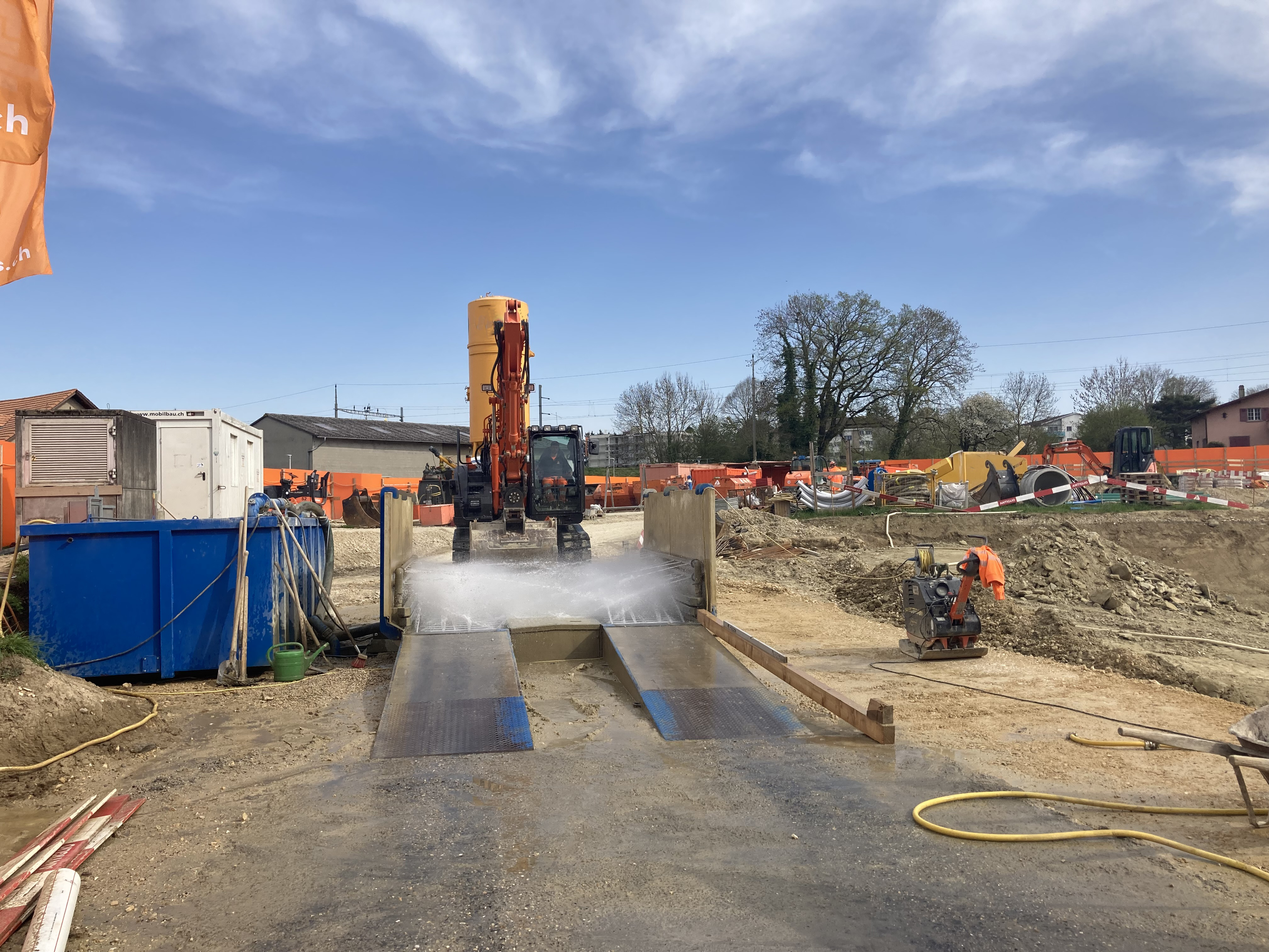 Evacuation eaux de chantier 29.01.2025, Echallens