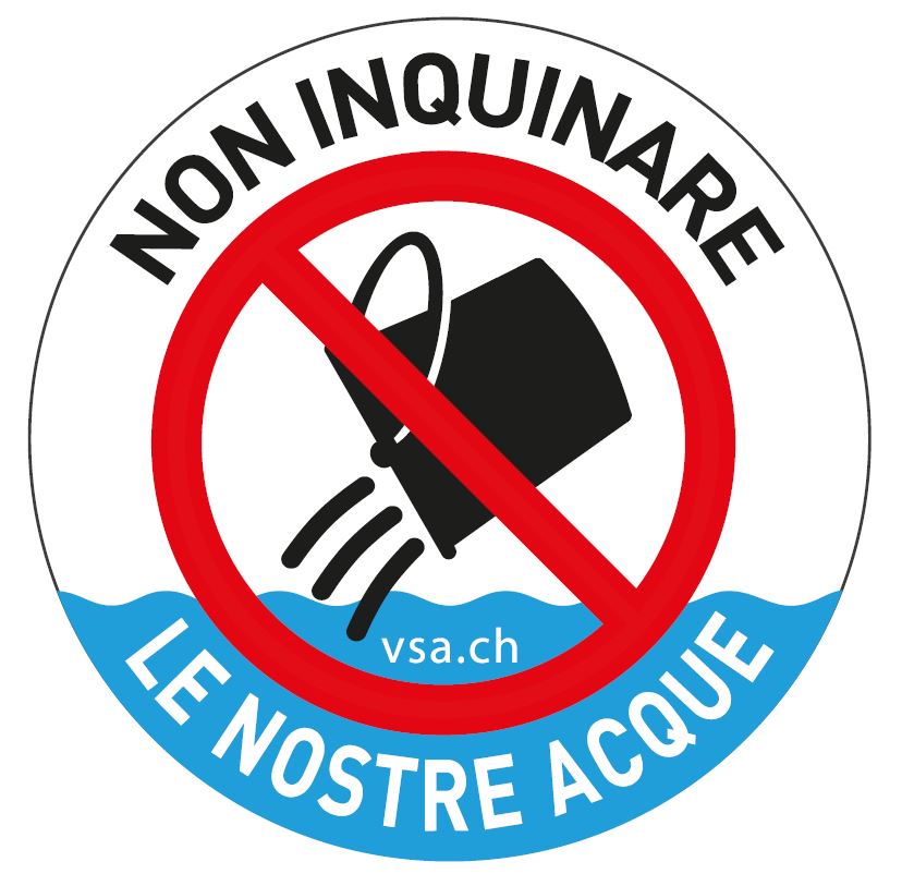 Targhette: Non inquinare le nostre acque